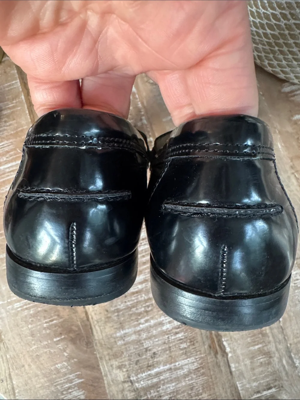 J Crew Black Classic loafers Size 7.5